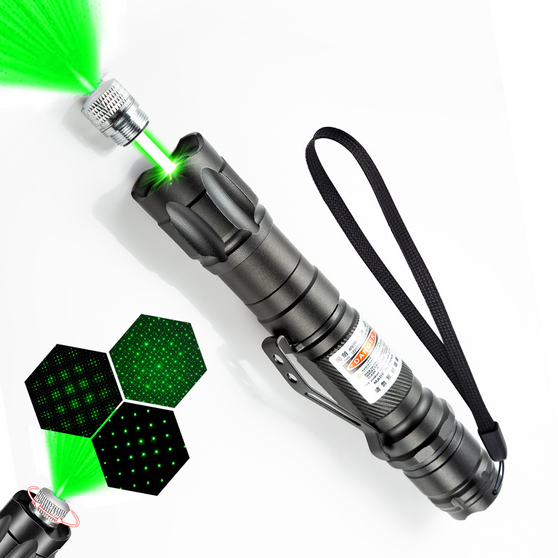 009 Laser Flashlight, Green Light Ultra-Bright Long-Range Laser Pointer, Sand Table Teaching Pointer, Laser Light, Long-Range Infrared Laser Light