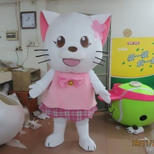 動漫廣告宣傳表演道具玩偶可愛小貓咪毛絨行走頭套卡通人偶服裝衣