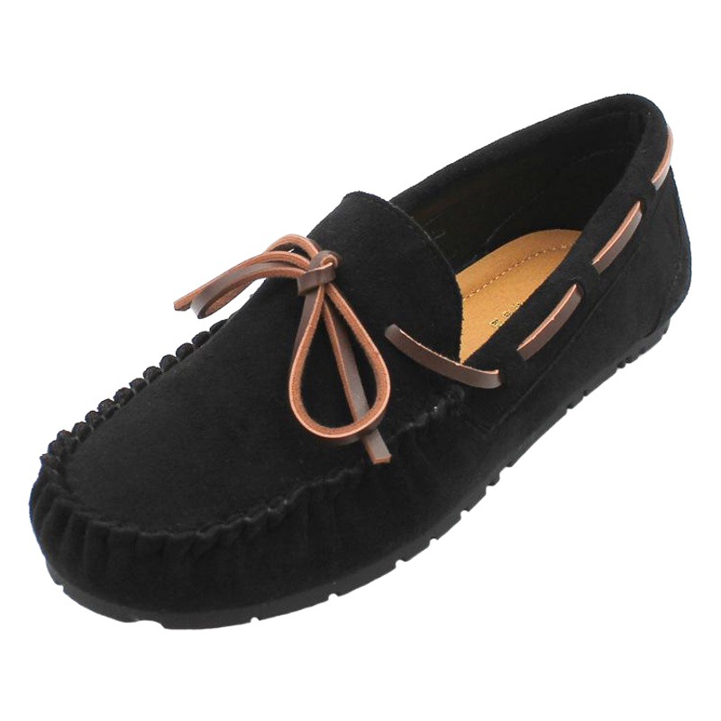 Primavera 2023 Internet celebridad guisantes zapatos de ternera plana tendón inferior suave mujeres embarazadas tallas grandes zapatos de mujer 40-43 ventas directas de la fábrica