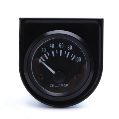汽车改装2寸52mm油压仪表0-100Psi 油压仪表带传感器12V赛车通用|ms