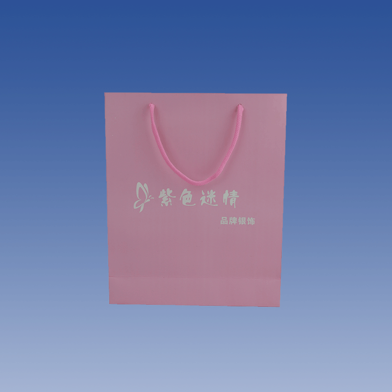白卡手提袋彩色牛皮纸袋加印logo首饰耳钉礼品袋创意纸袋定批发