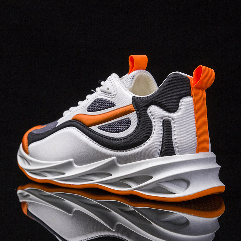 Nuevas zapatillas de moda casuales zapatos de hombre de altura de suela gruesa tendencia transpirable zapatos de carrera de moda zapatos de hombre al por mayor
