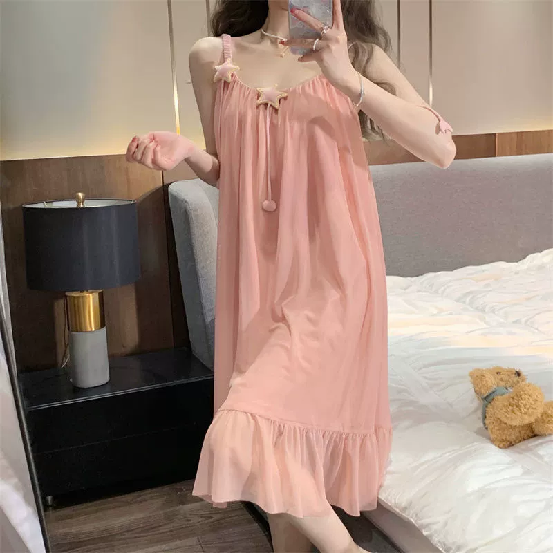 Top with cups, summer pijama, lace cute skirt, with short sleeve, internet celebrity
