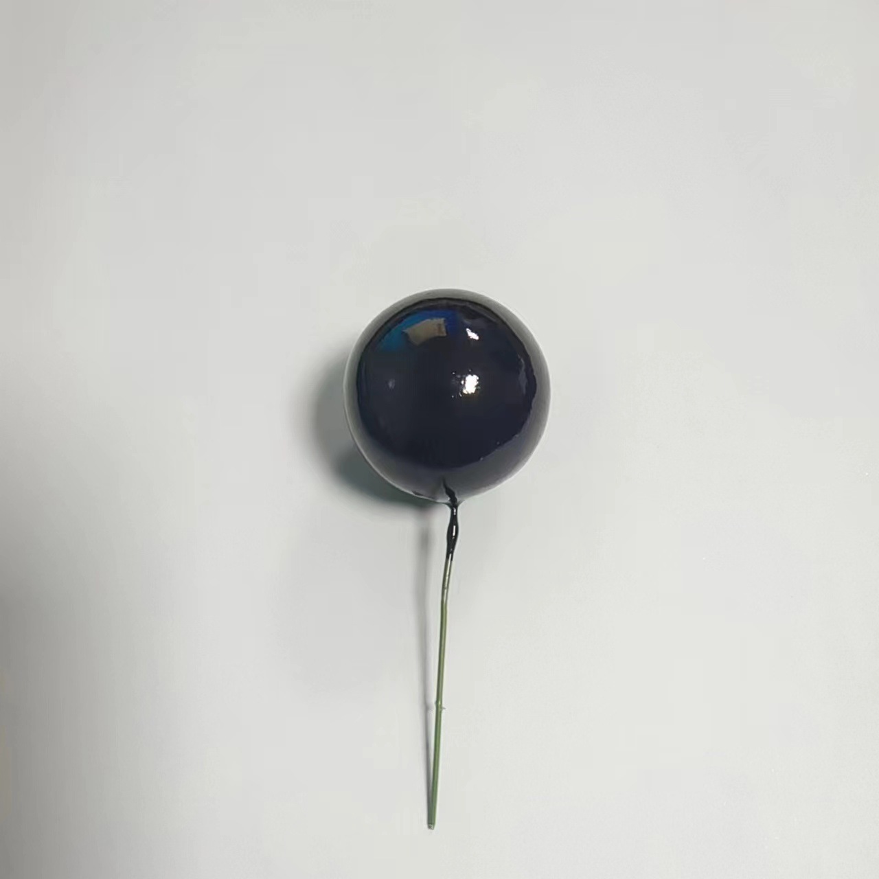 Internet celebridad decoración de la torta bola de oro Bola de plata Bola de colores bola transparente decoración plug-in fiesta de cumpleaños mesa de postre 10 Pack