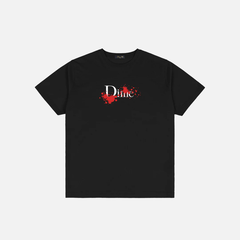 American-Style Trendy Dime Letter Embroidery Black Casual Loose Short-Sleeve T-Shirt for Men and Women, Summer Couple Style, Wholesale American-Style Trendy Dime Letter Embroidery Black Casual Loose Short-Sleeve T-Shirt for Men and Women, Summer Couple Style, Wholesale
