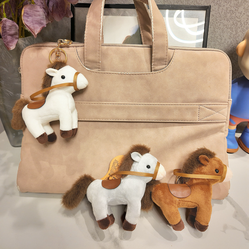 かわいいポニーペンダント、模擬馬ぬいぐるみ、人形バッグペンダント、女の子の誕生日プレゼント、人形の卸売|undefined