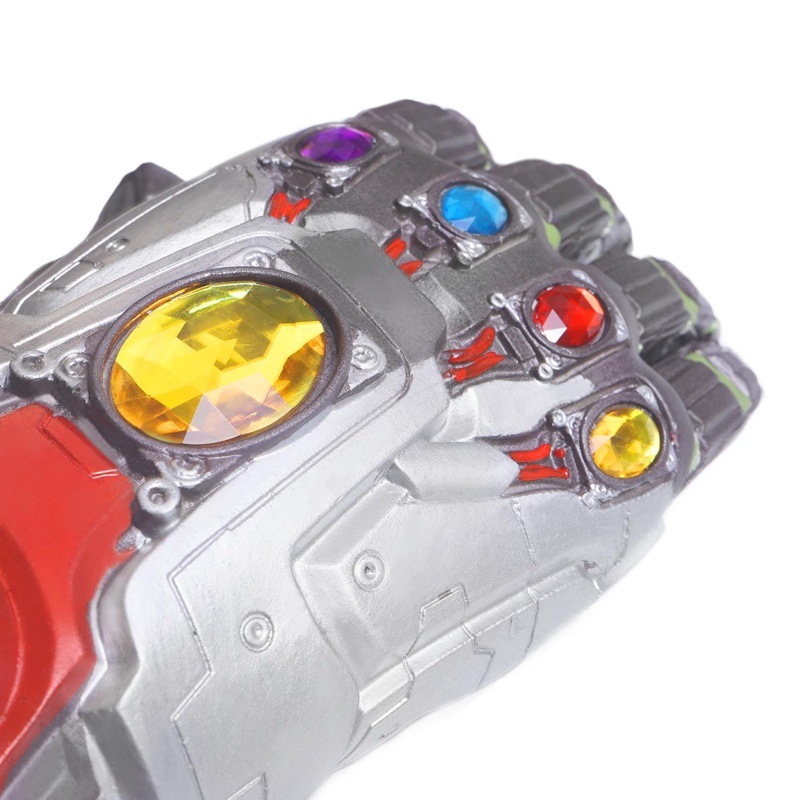 Guantes de Iron Man de Avengers 4 Endgame del fabricante original, 1:1 Thanos Infinity, con efectos especiales de iluminación