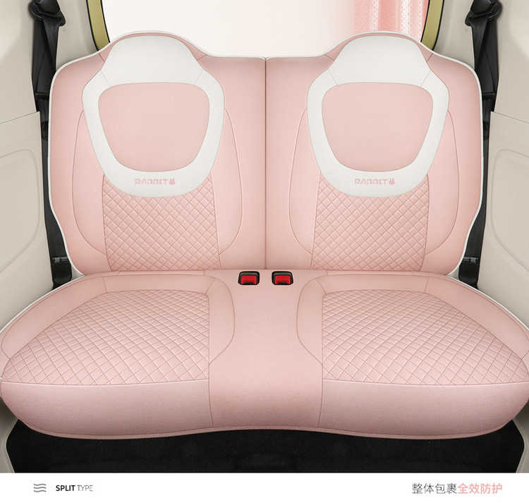 2024 special car is suitable for Wuling Bingguo cotton and linen car seat cushion four seasons breathable all-inclusive seat cover