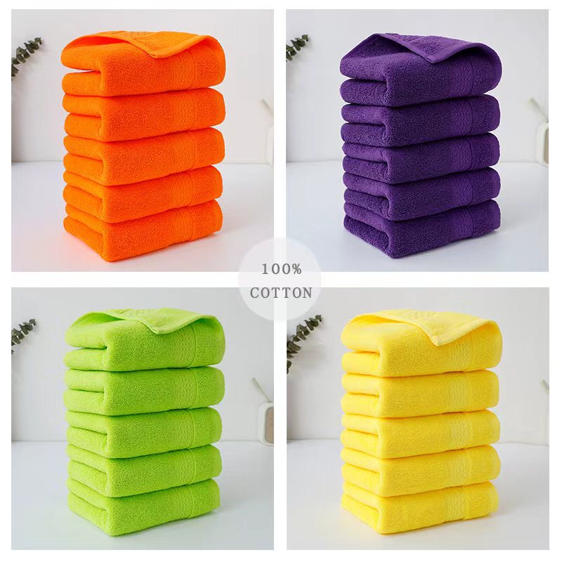 Cross-Border Hot-Selling Colorful Guest Towels 30*50, Can Be Labeled and Shipped, Pure Cotton Set, Pure Cotton Small Square Towel Cross-Border Hot-Selling Colorful Guest Towels 30*50, Can Be Labeled and Shipped, Pure Cotton Set, Pure Cotton Small Square Towel