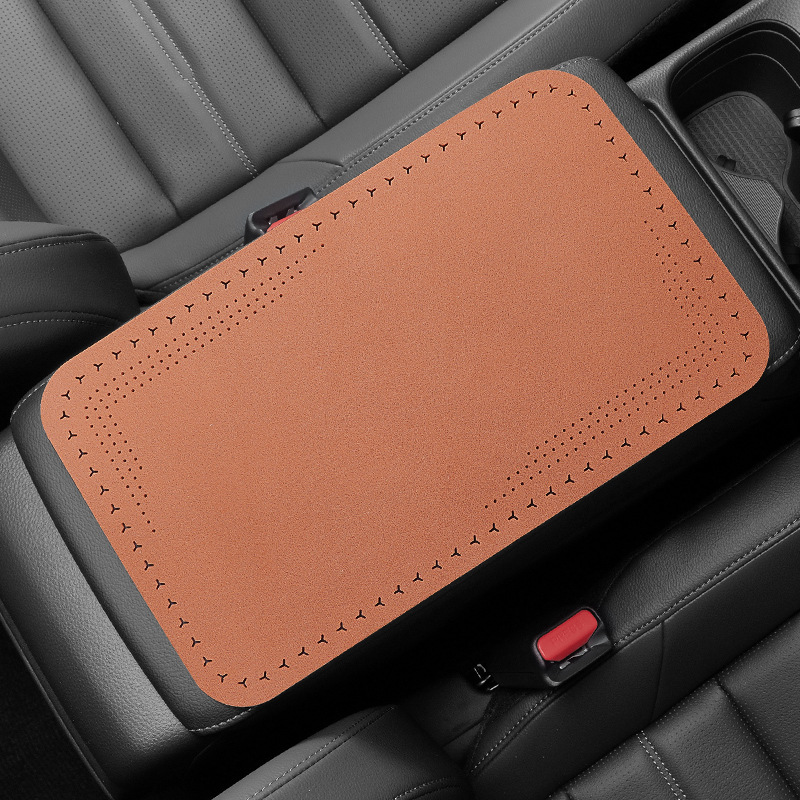 Armrest box pad, Universal Car Armrest - orange
