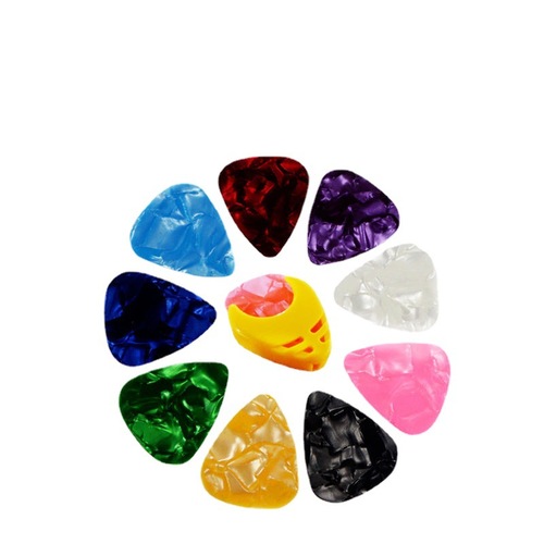 Guitar Picks: Celluloid 0.46 0.71 0.96 Picks, ABS Finger Pick Guitar General Picks