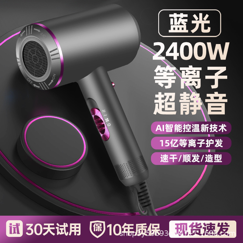 ヘアサロン用の国境を越えた高速ヘアドライヤー、ハイパワー家庭用サイレントマイナスイオン、無害なヘアドライヤー、ドロップシッピング|undefined