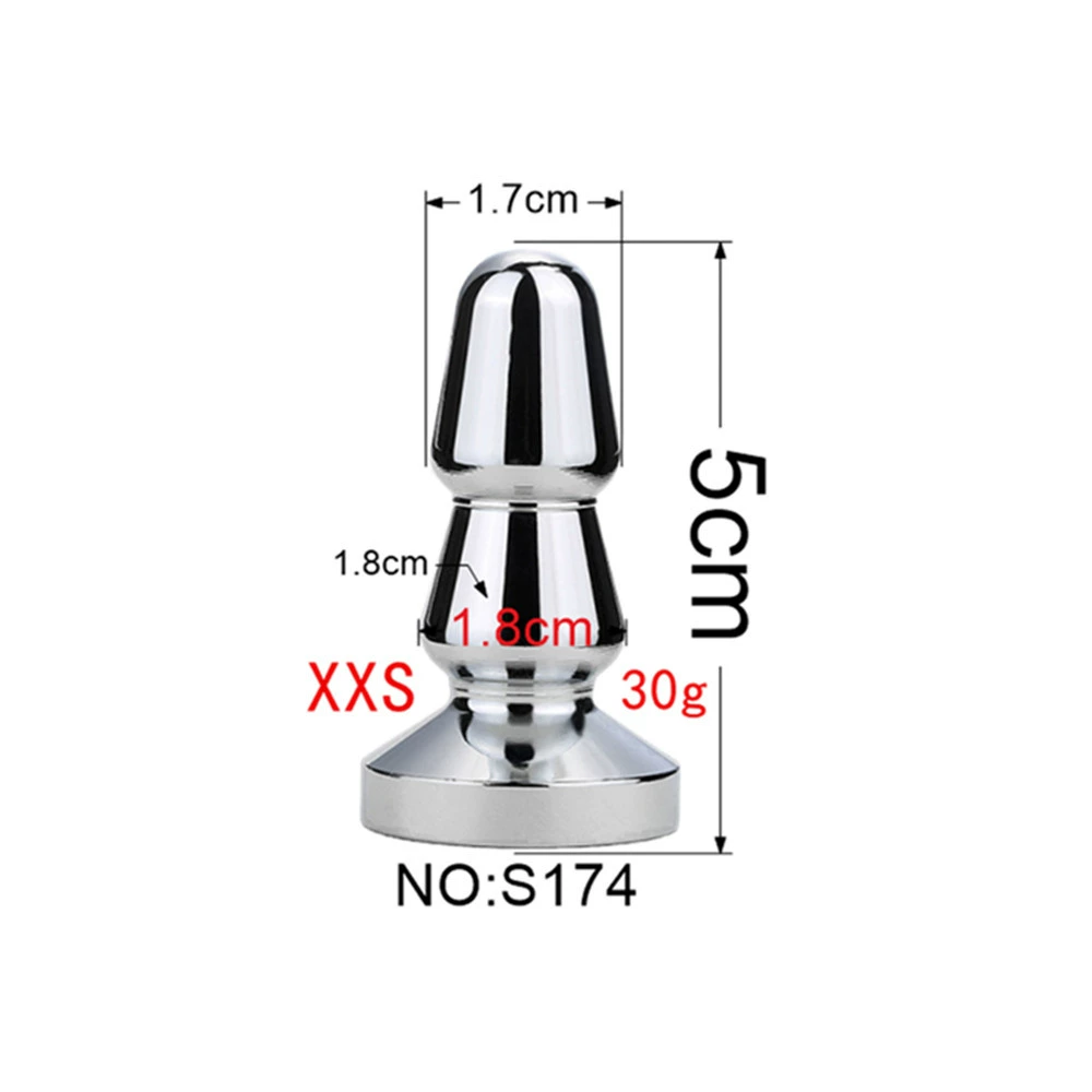 Detachable Anal Plug Heads, Silicone & Metal Options, Multiple Shapes and Sizes
