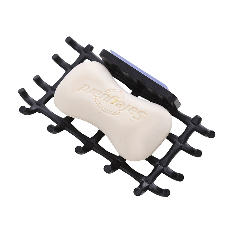 Подставка для мыла для ванной комнаты, для домашнего использования, настенная сетчатая решетка без сверления с мощной присоской для слива.