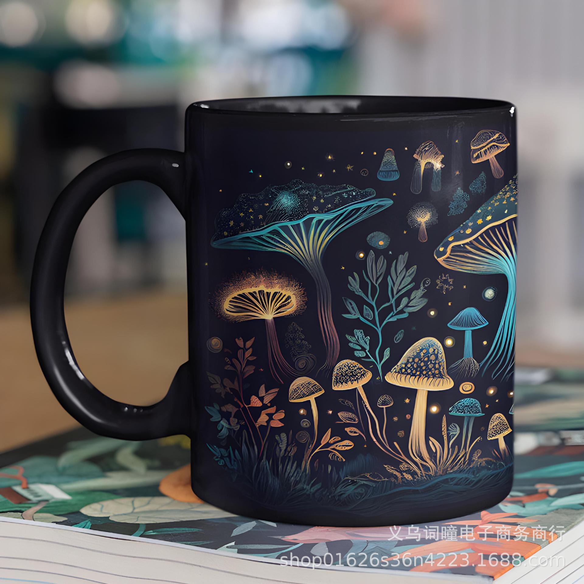 Gran capacidad de diseño del espacio creativo multiusos Taza de cerámica 3D Estantería Taza taza de agua