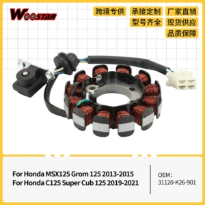 Stator Coil Suitable for Msx125 2013-2015 C125 2019-2021 31120-K26-901
