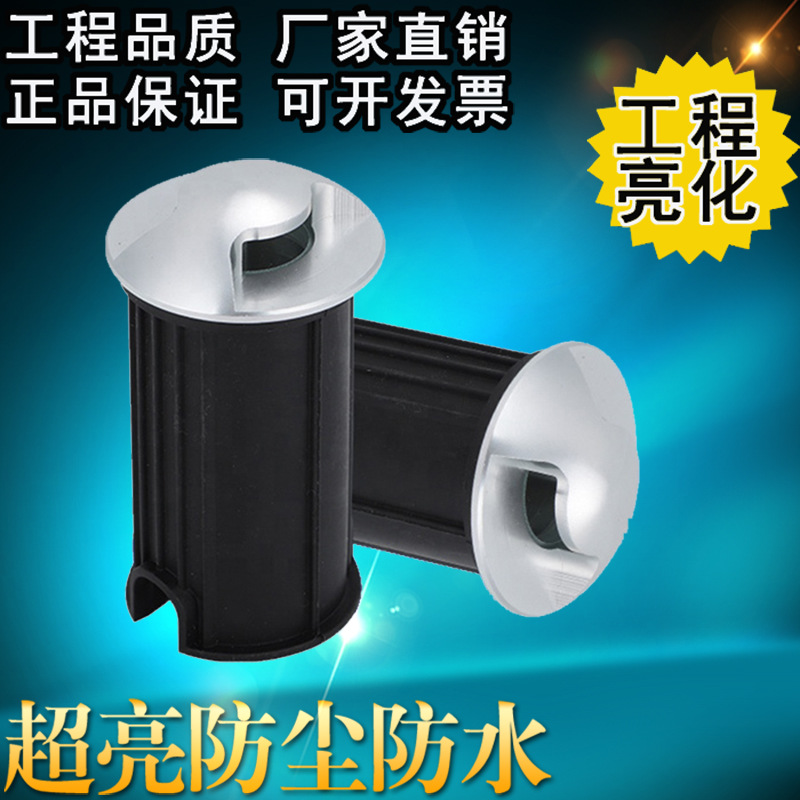 不锈钢侧发光一面两面四面透光地埋灯户外防雨底灯水下灯星光台阶|ms