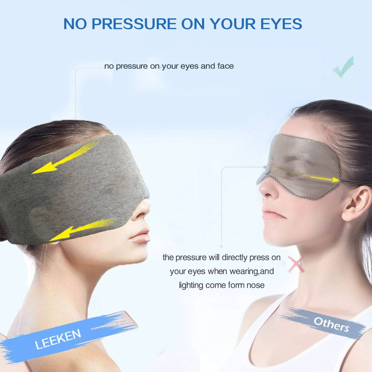 eye mask for sleeping gray