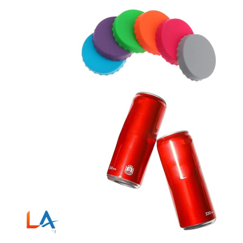 Amazon Spot Silicone Cola Can Lid Leak-Proof Sealed Beer Bottle Lid Soda Can Lid Available in Multiple Colors