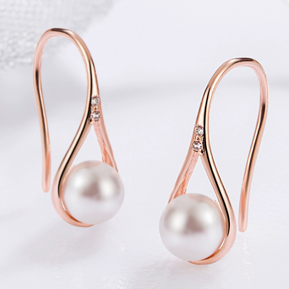 Earrings from pearl, for import, wholesale