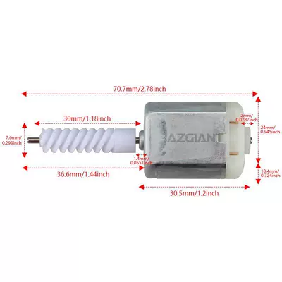 Applicable to Mazda MX5 Liana car door lock motor onksela Tianyu SX4 central lock motor (Central locking) - brand-new-brand-motor-main-driving-white-teeth
