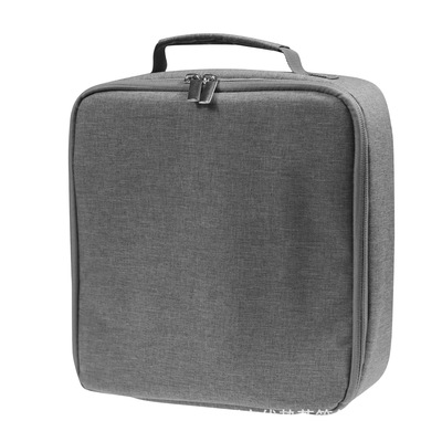 工厂批发投影仪家用投影仪收纳盒隔层整理便携灰色Projector bag|ru