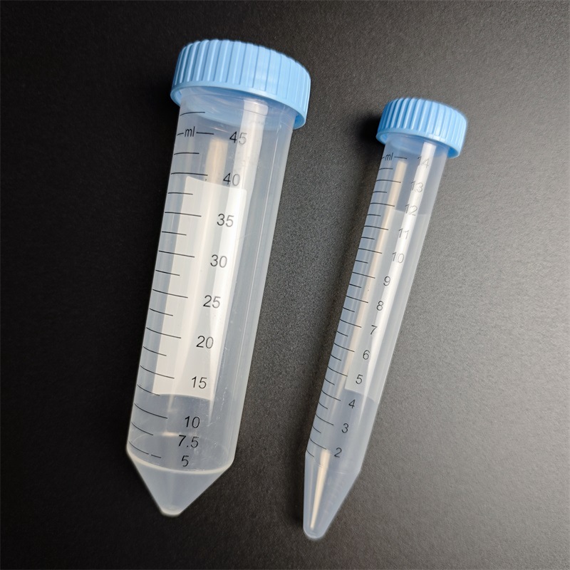 15ml 50ml离心管 螺口尖底 塑料带刻度双色印刷 高速离心