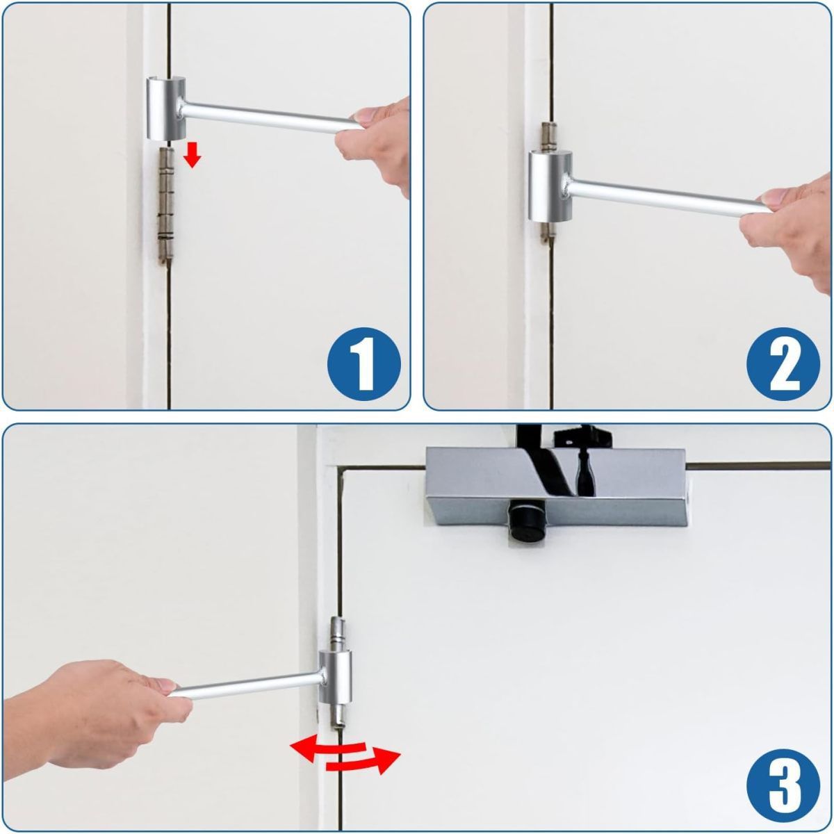 明铰链调缝器门缝间隙调节器旗形合页调缝神器门铰链调缝扳手工具