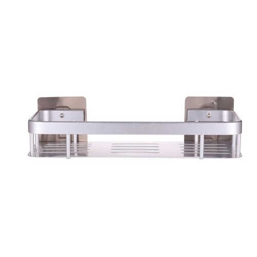 Bathroom storage rack toilet toilet wall punching/punch-free black rectangular bathroom storage rack