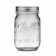 American Style Glass Mason Jar Glass Sealed Jar Bucket Grass Bottle Tea Jar Storage Jar Snack Jam Bottle Breakfast Cup