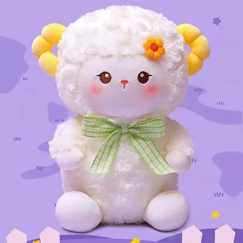 Голова овцы цветочная 35cm / Случайные цвета