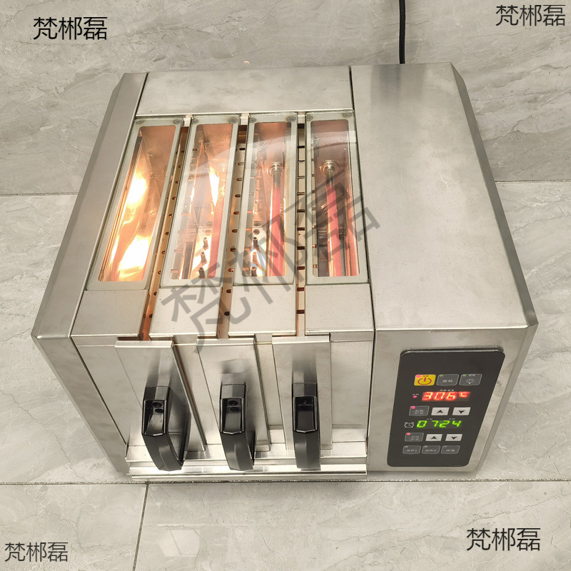 3EW1电烤箱机器无烟烧烤炉电烤炉羊肉串自动旋转烧烤机商用烤肉串