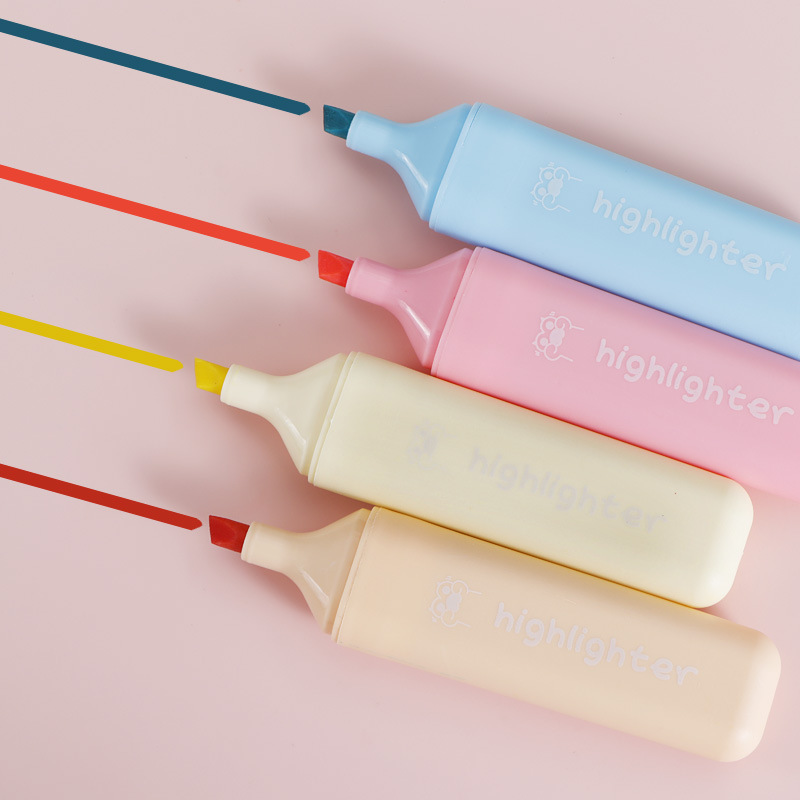 Garra de gato forma protección de los ojos resaltador dibujos animados lindo Super lindo de alto aspecto creativo exquisito macaron color resaltador