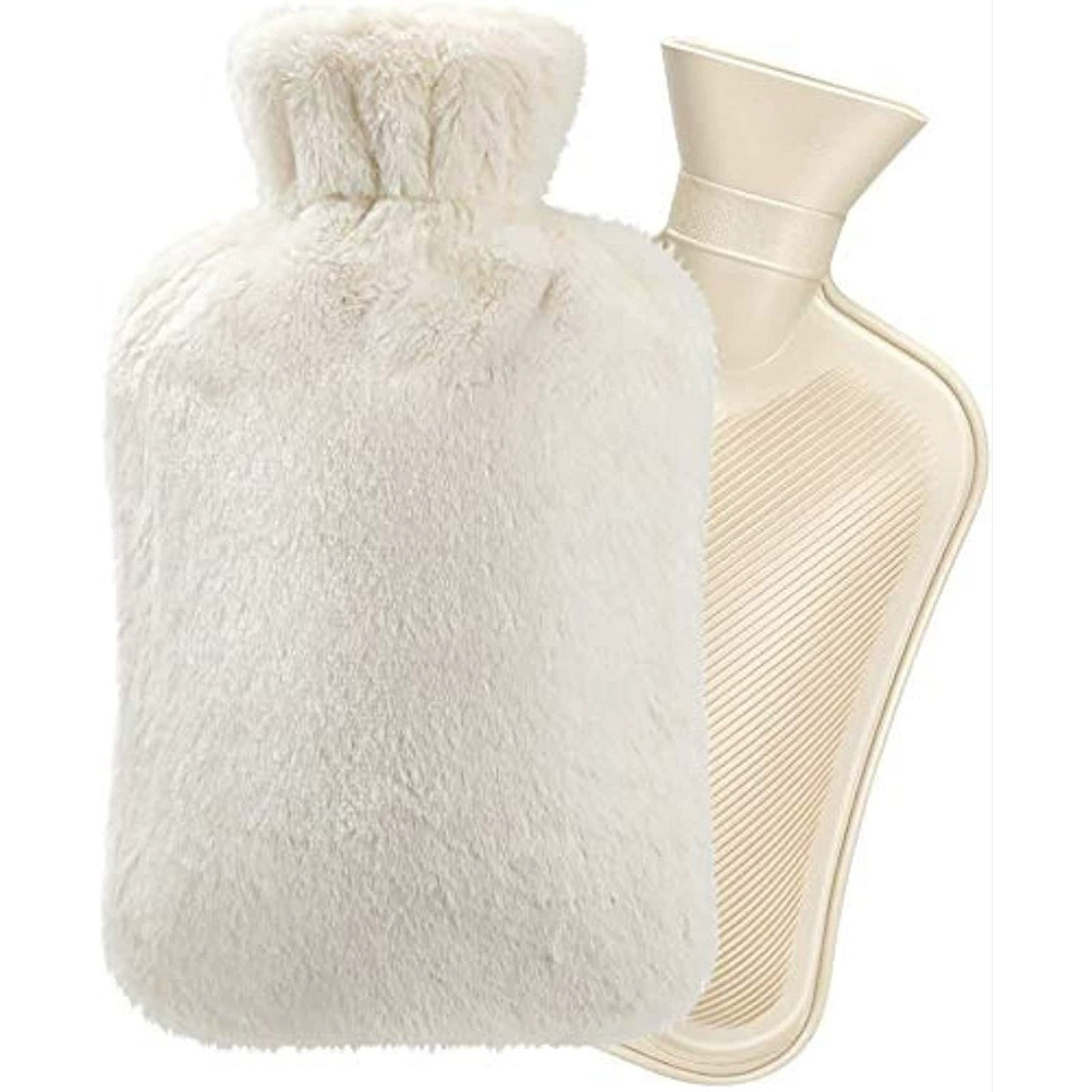 Cross-border supply water-filled water-inflated hot water bag rubber plush warm hand bag hot water bottle warm water treasure