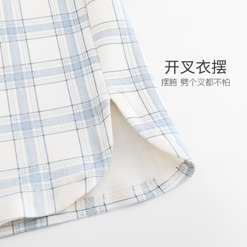 [Estilo centro comercial] pijamas de los hombres de primavera y otoño 100% algodón de manga larga ropa casera de los hombres traje de talla grande