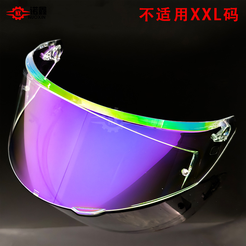 Adapt agv new version K3 helmet replacement lens multi-color day and night universal color changing film anti-fog sticker full helmet