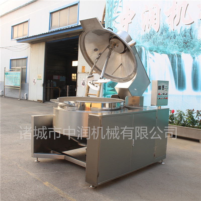 炒制底料用的大型炒炉 全自动炒料机 调味底料炒料机