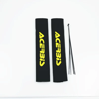 Motorcycle Safety Supplies: protective cover waterproof and dustproof - black-background-yellow-hook-and-loop-a-pair-of-ties