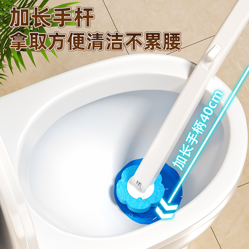 Juego de Escobilla de Baño Desechable de Esponja de Pared