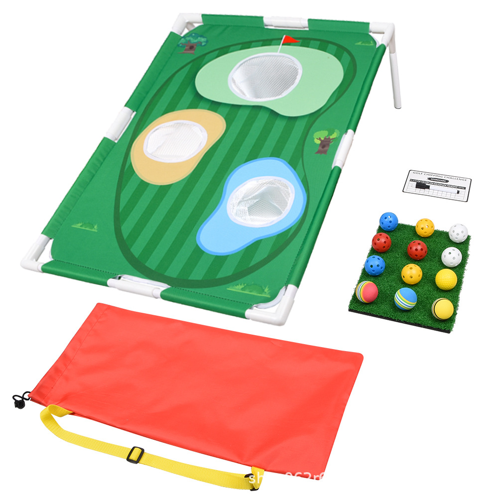 Práctica de Golf Red de corte de varilla red interior y al aire libre portátil Golf swing Trainer patio objetivo golpear jaula