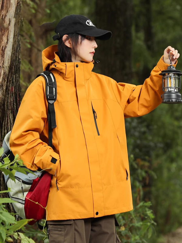 NASA户外冲锋衣外套女款冬新款三合一防风防水高级感登山加厚|undefined