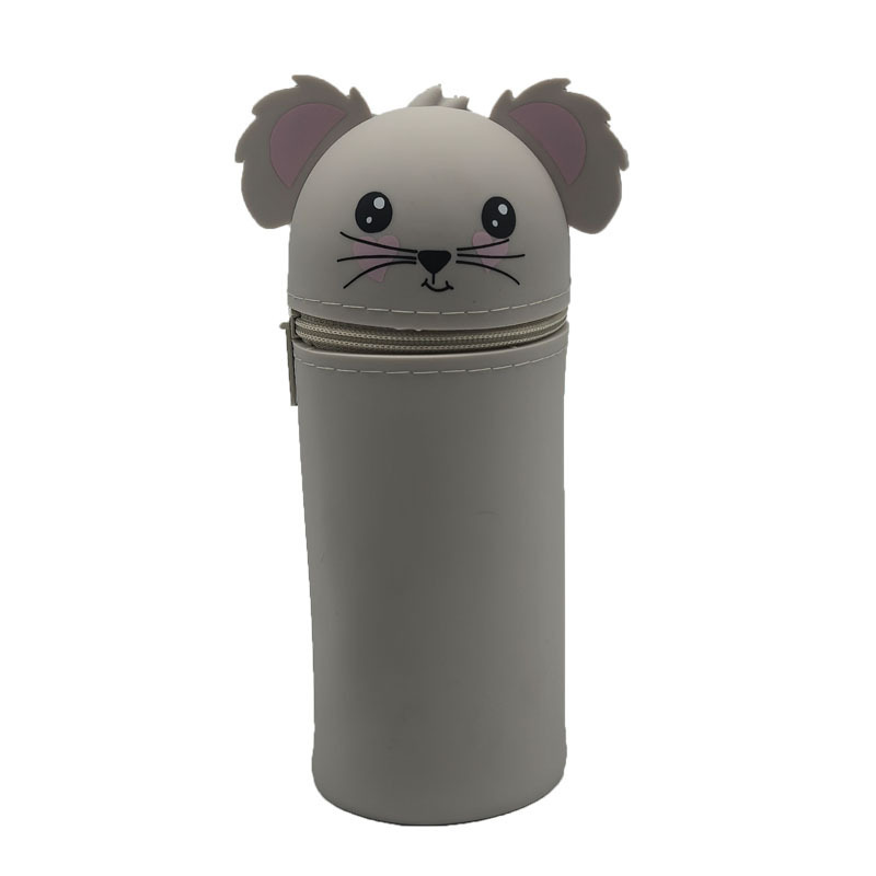 クロスボーダー伸縮シリコンペンホルダー動物コアラかわいい鉛筆ペンホルダーペンバッグ立体収納文具箱|undefined