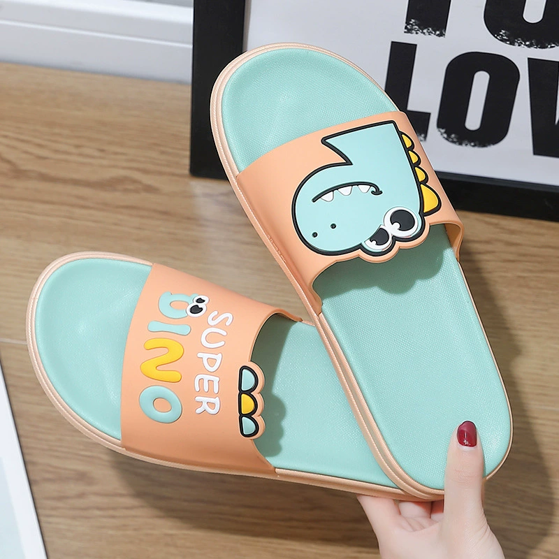 Тапочки, женские летние новые домашние Нескользящие домашние тапочки на толстой подошве для ванной и ванной комнаты, милые домашние тапочки для пар