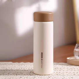 ins风现代简约304不锈钢保温杯便携户外便携式测温广告礼品食品级