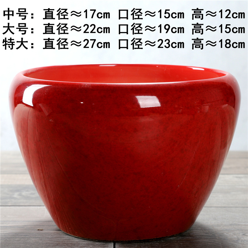 新款陶瓷花盆特大号北欧风格创意室内外发财树绿萝盆栽花盆|undefined