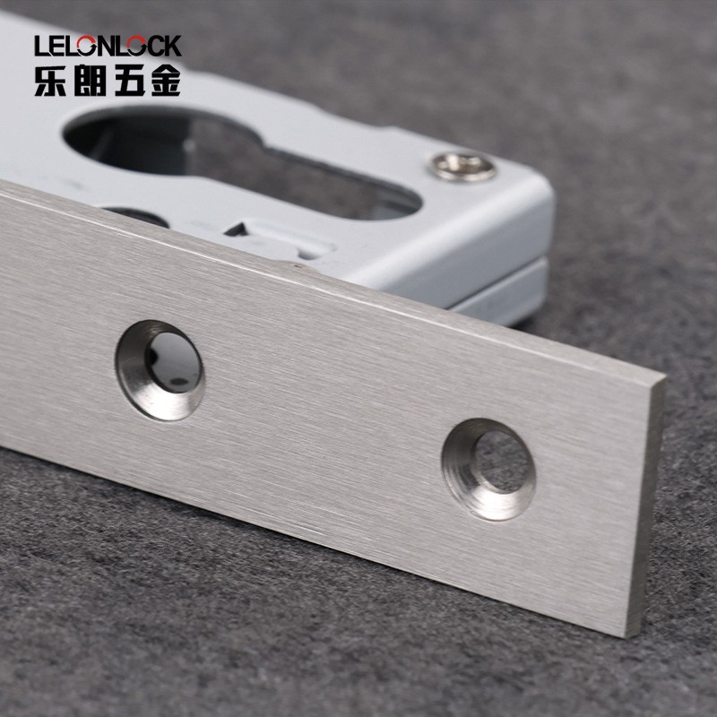 Cerradura de puerta corredera de acero inoxidable estándar europeo personalizada Panel grueso de bloqueo de puerta deslizante 30 bloqueo de puerta deslizante de gancho único