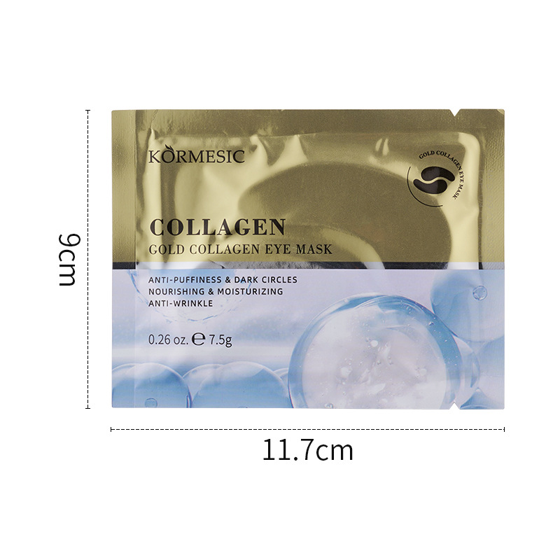 KORMESIC máscara de ojos de colágeno marino en inglés máscara de ojos máscara de comercio exterior transfronteriza fábrica al por mayor image 12