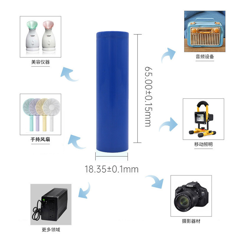 18650 リチウム電池卸売 3.7v ファン懐中電灯パワーバンクバッテリーカスタマイズ可能、ボード付きでカスタマイズ可能|undefined