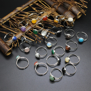 Натуральное кольцо с кварцем, кварц, аксессуар, оптовые продажи, простой и элегантный дизайн