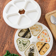 爆款三角饭团便当盒日式寿司磨具六合一 做紫菜包饭制作工具模具